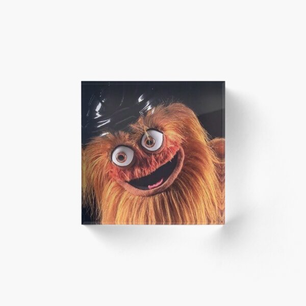 Flyers New Mascot "Gritty" Acrylic Block