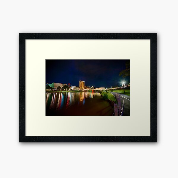 Item preview, Adelaide Riverbank at Night VI (full image) designed and sold by Ray's Photos & Art.
