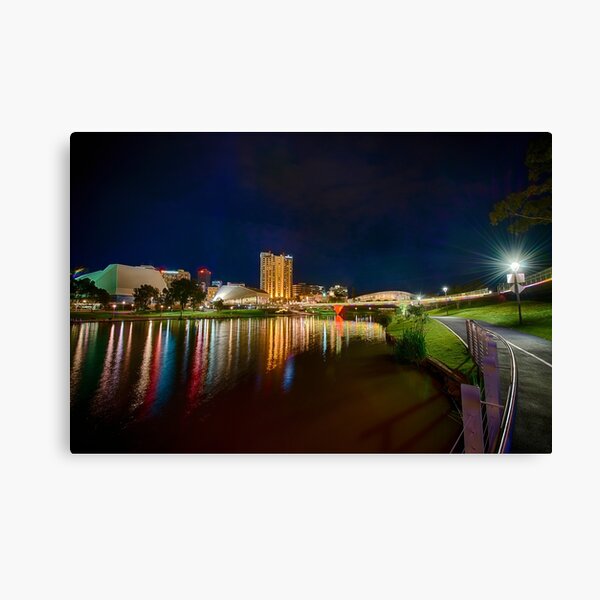Item preview, Adelaide Riverbank at Night VI (full image) designed and sold by Ray's Photos & Art.