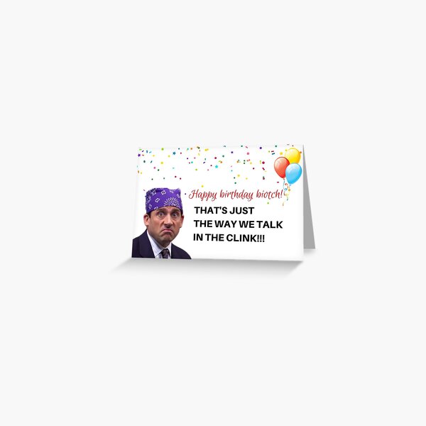 Item preview, The Office Us, Michael Scott card, meme greeting cards designed and sold by avit1.