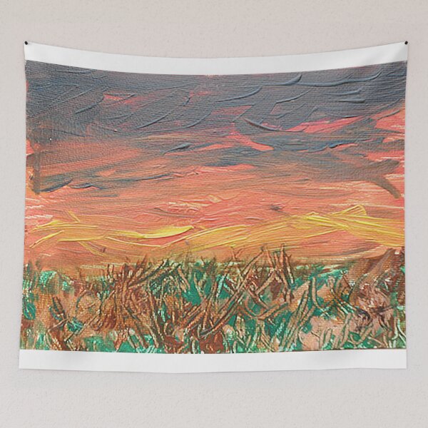Item preview, Grassland Sunset designed and sold by David Trotter Fine Art.