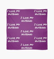 I Love My 'Phone More Than My' Husband Scarf