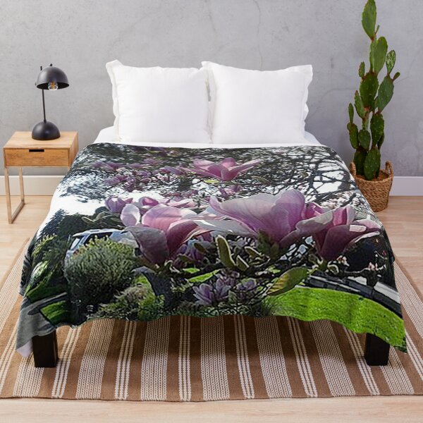 Item preview, Streetside Magnolias in Full Bloom designed and sold by David Trotter Fine Art.
