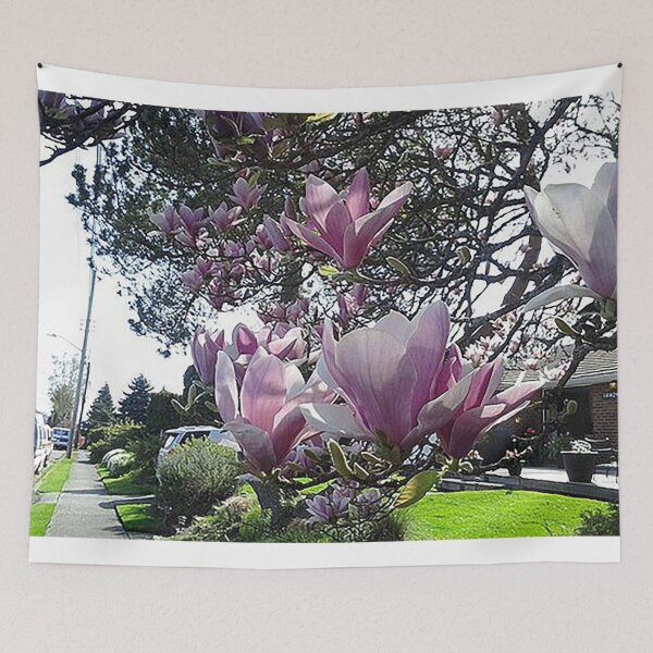 Item preview, Streetside Magnolias in Full Bloom designed and sold by David Trotter Fine Art.