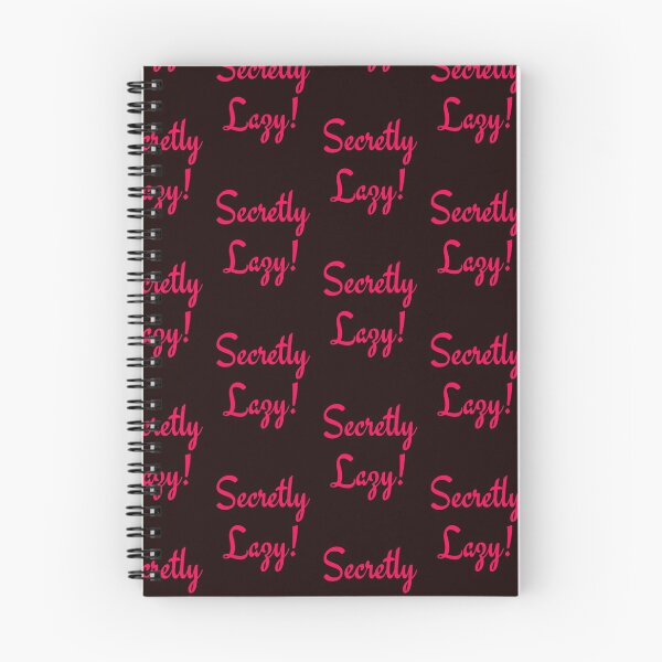 Item preview, secretly lazy script red designed and sold by PrairieRidgeDesigns.