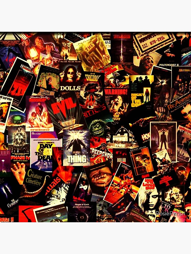 Horror Movies Collage by RosieParish