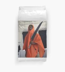 Lil Tracy Orange Hokage Blade Duvet Cover
