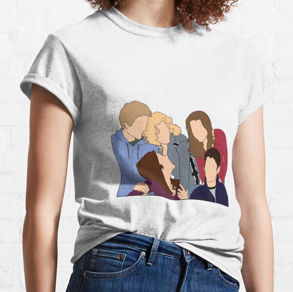 One Tree Hill Cast Group Grafik Classic T-Shirt