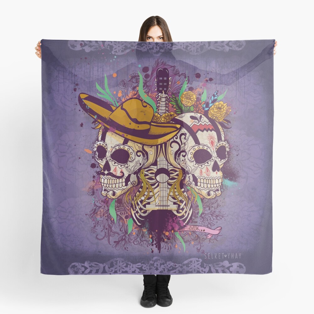 Day of the dead Scarf