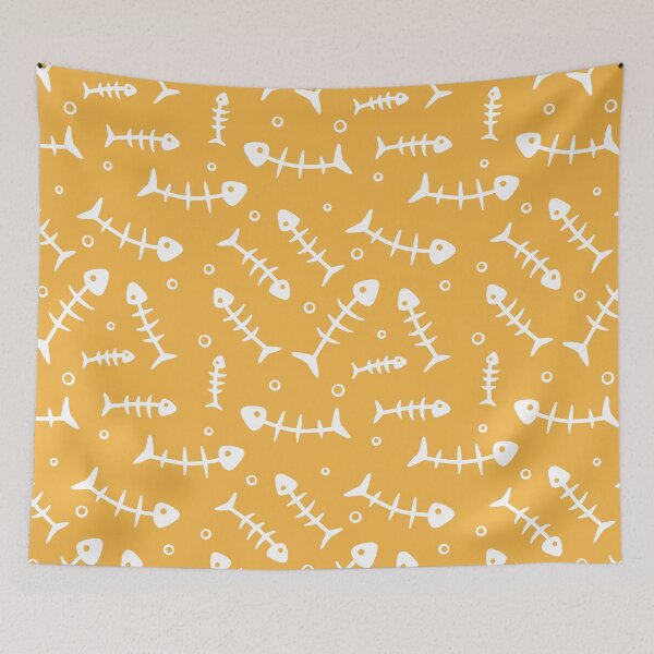Item preview, Yellow fishbone - pattern designed and sold by scofano.