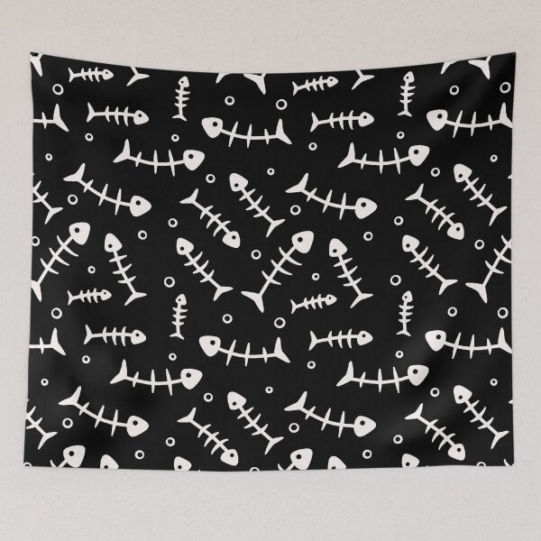 Item preview, Black fishbone - pattern designed and sold by scofano.