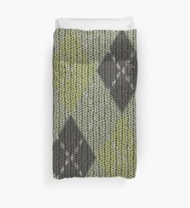 Cactus Garden Argyle 1 Duvet Cover