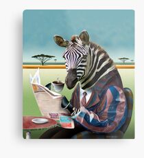 Morgen Zebra Metalldruck