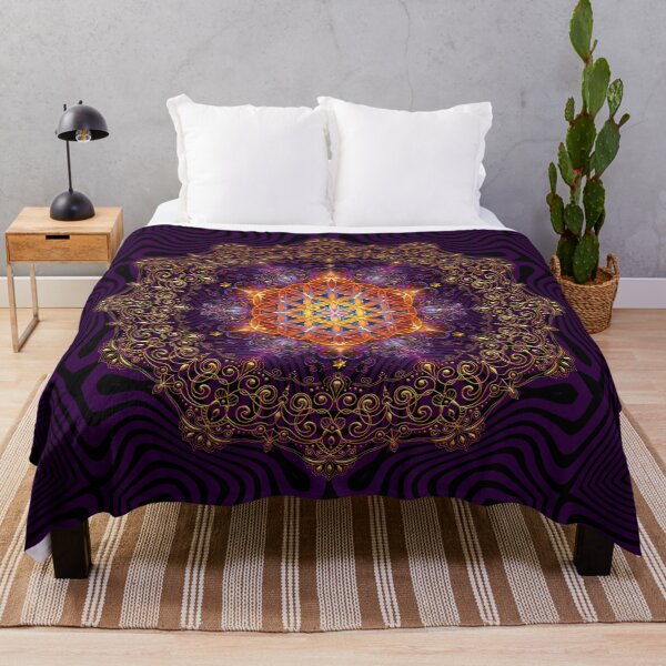 Item preview, Flower of Life Golden Lace Mandala designed and sold by Lilyas.