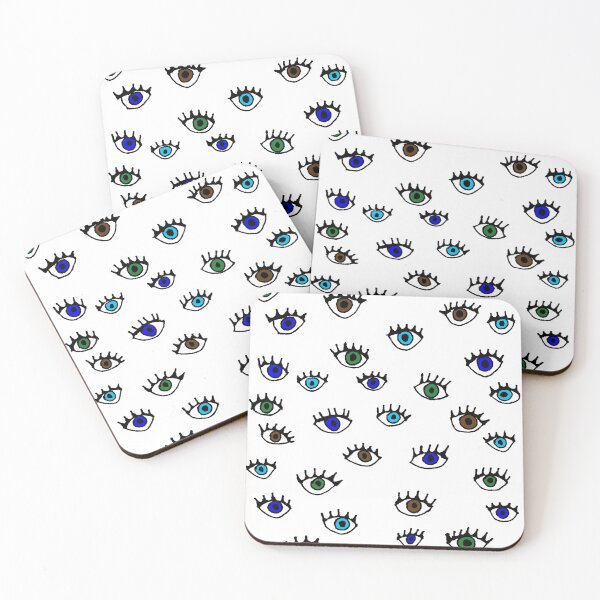 Item preview, Eyeball doodles (color) designed and sold by RachelTintedRed.