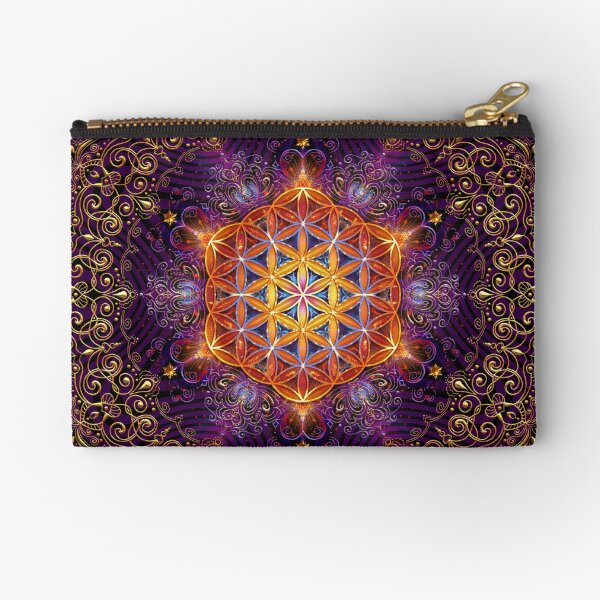 Vista previa del artículo con la obra «Mandala de encaje dorada de la flor de la vida», diseñado y vendido por Lilyas.