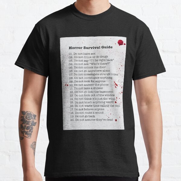 Horror Survival Guide Classic T-Shirt