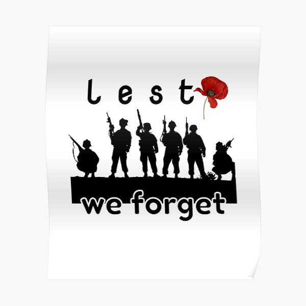 Lest We Forget Flag