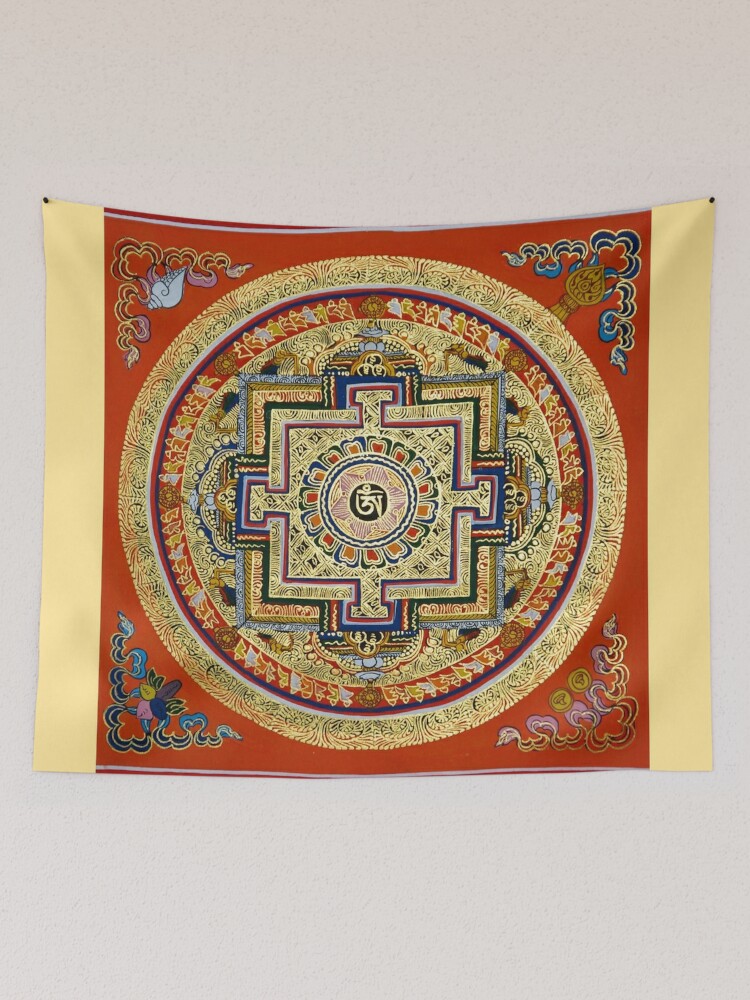 Tibetan discount mandala tapestry