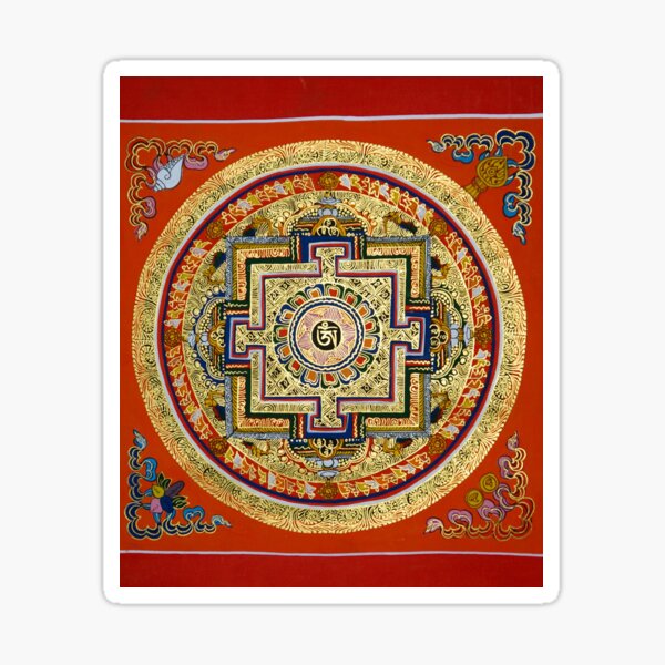 Tibetan Mandala Sticker