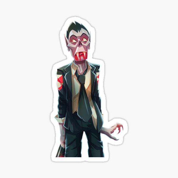 Scared Mort Sticker