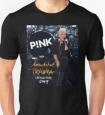 hot Poster Tour Pink in Beautiful trauma world tour 2019 Unisex T-Shirt