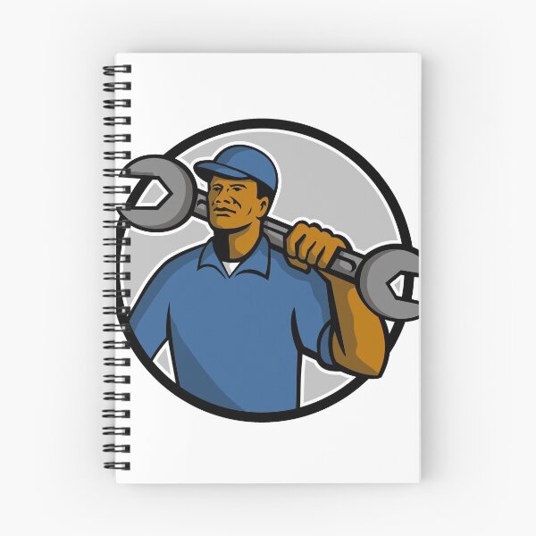 Item preview, African American Mechanic Mascot designed and sold by patrimonio.