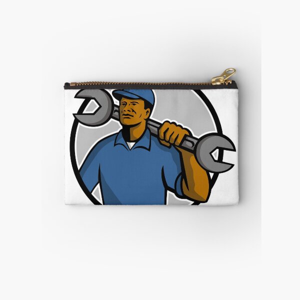 Item preview, African American Mechanic Mascot designed and sold by patrimonio.