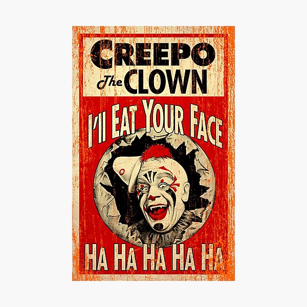 Item preview, Creepo the Clown designed and sold by adamcampen.