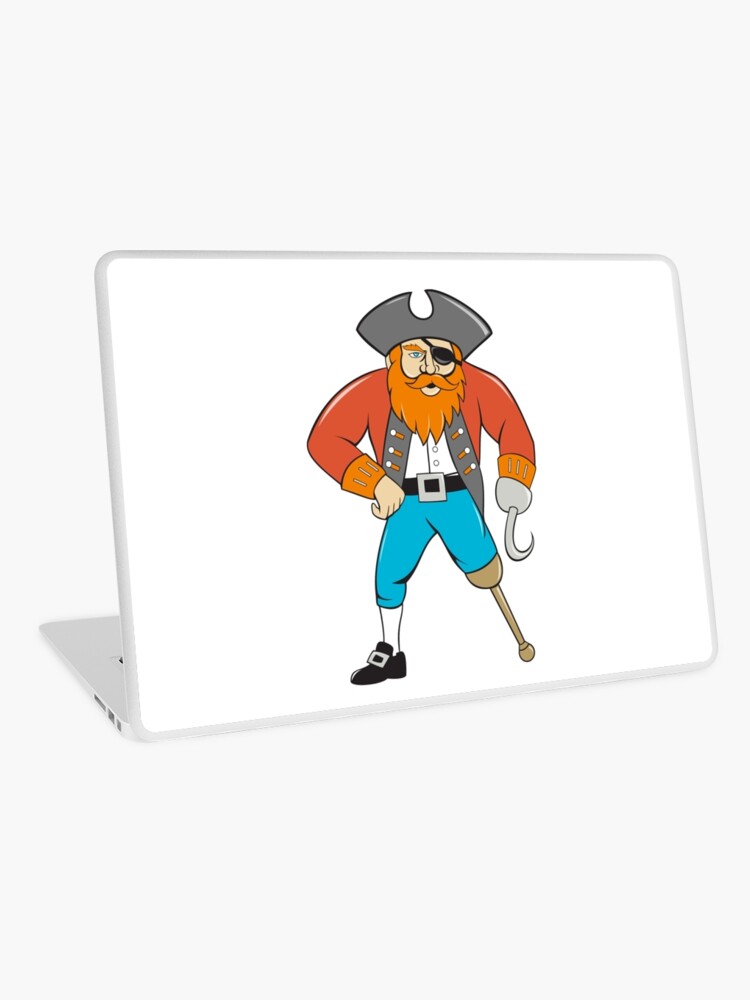 Pirate With Peg Leg, Hook, Eye Patch, Sword, & Treasure Chest  Greeting  Card for Sale by CreativeCranium