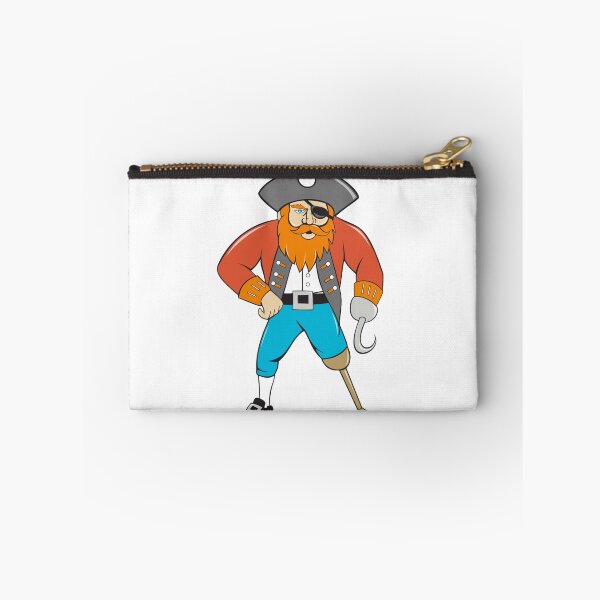 Artikelvorschau, Kapitän Haken Pirate Wooden Leg Cartoon entworfen und verkauft von patrimonio.