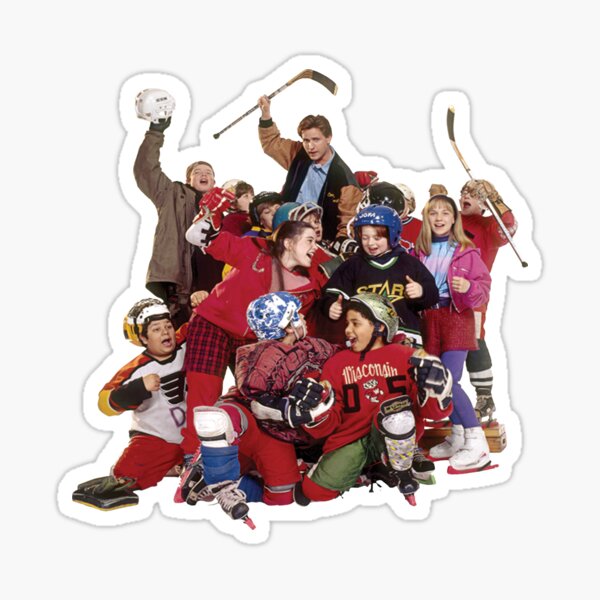 Mighty Ducks Varsity Warriors Jersey Stickers 