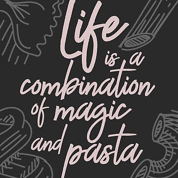 Magic & Pasta Fellini Quote: Organic Tote Bag Natural