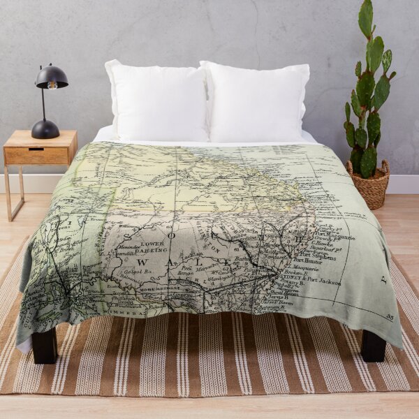 Item preview, Vintage map of East Queensland, Australia designed and sold by headpossum.