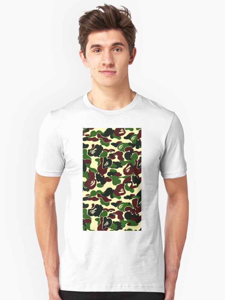 bape camo t shirt