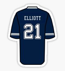 Ezekiel Elliott Jersey Sticker