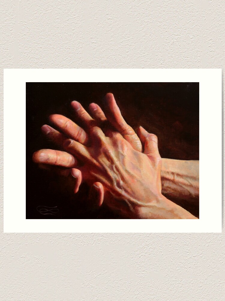 Thumbnail 1 of 3, Art Print, Hands 04 designed and sold by leoplaw.