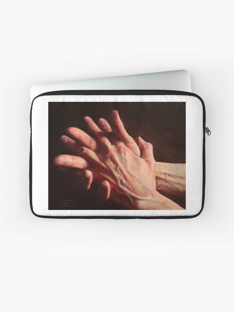 Thumbnail 1 of 2, Laptop Sleeve, Hands 04 designed and sold by leoplaw.