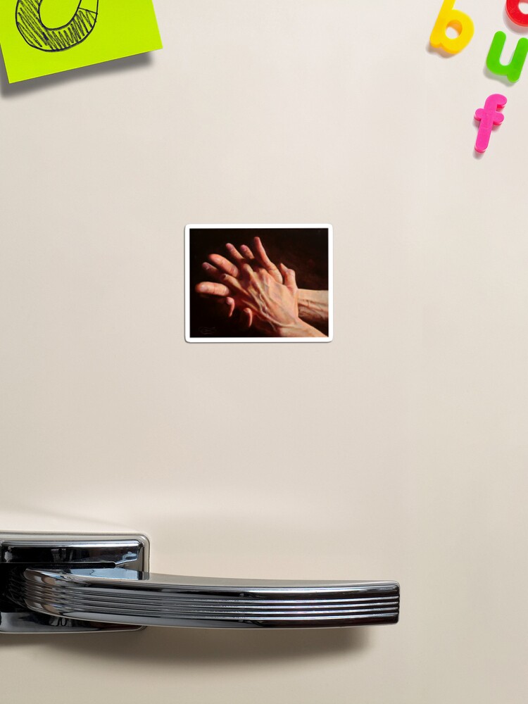 Thumbnail 1 of 3, Magnet, Hands 04 designed and sold by leoplaw.