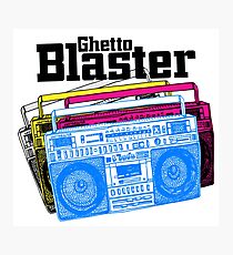 Ghetto Blaster Photographic Print