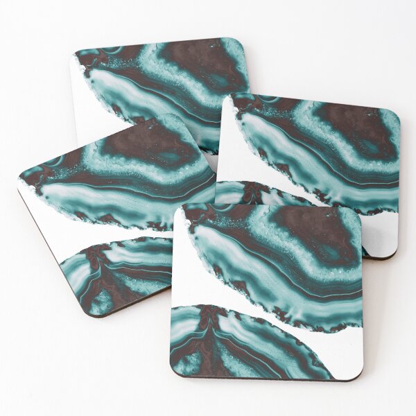 Item preview, Turquoise Brown Agate #1 #gem #decor #art  designed and sold by Anita's & Bella's Art.