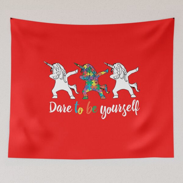Item preview, Dare To Be Yourself Autism Awareness T-Shirt designed and sold by Oles Bielienkyi.