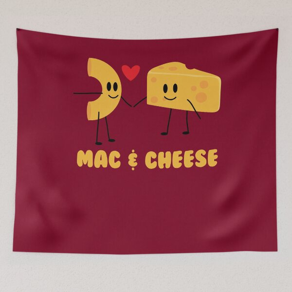 Item preview, Funny Mac & Cheese Love Food Design - Cute Veggie Gift Art designed and sold by NBRetail.