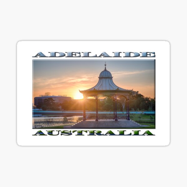 Elder Park Sunset Sticker