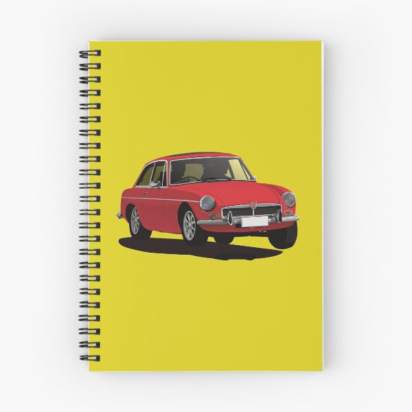 Item preview, MG MGB GT - illustration - red designed and sold by knappidesign.