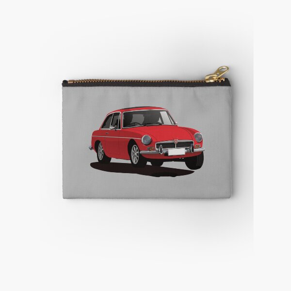 Aperçu de l'œuvre MG MGB GT - illustration - rouge créée et vendue par knappidesign.