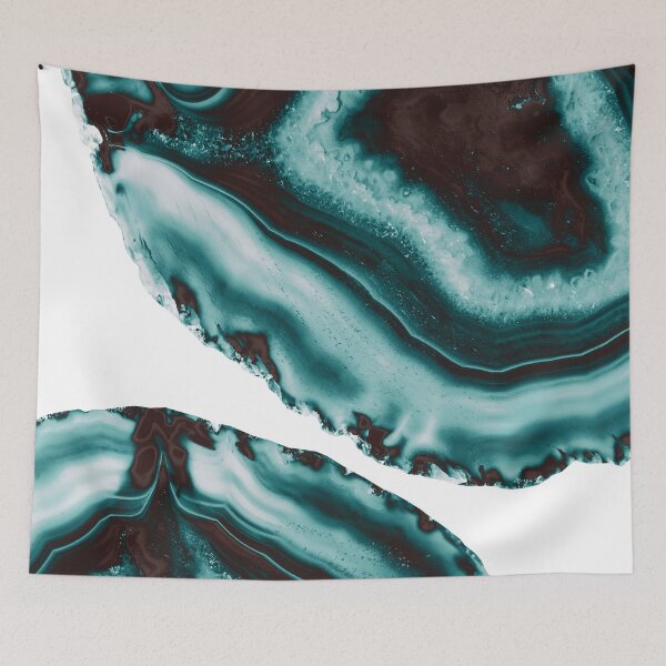 Item preview, Turquoise Brown Agate #1 #gem #decor #art  designed and sold by Anita's & Bella's Art.