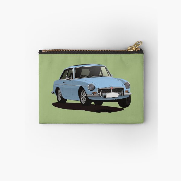 Aperçu de l'œuvre MG MGB GT - illustration - bleu clair créée et vendue par knappidesign.