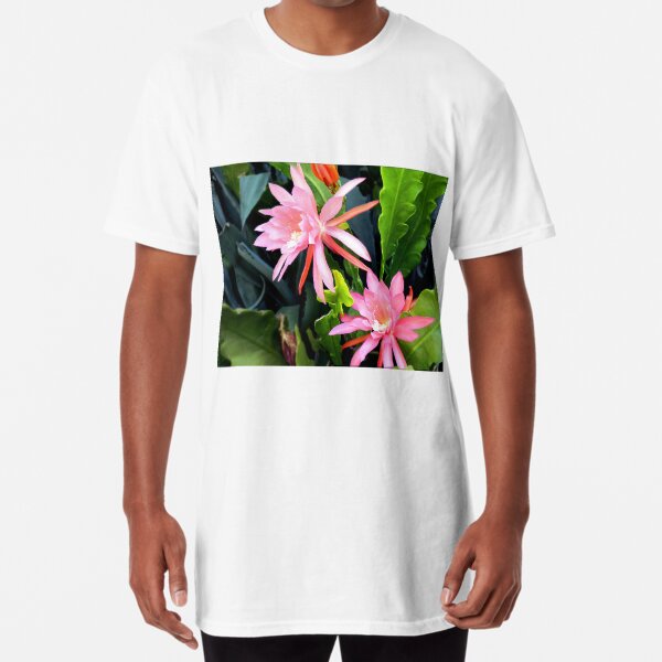Epiphyllum - Orchid Cactus Long T-Shirt