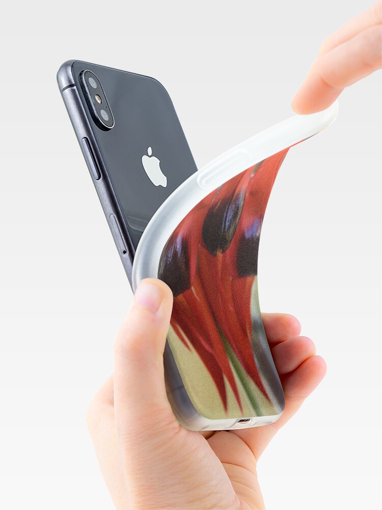 Alternate view of Sturt's Desert Pea, Alice Springs iPhone Case & Cover